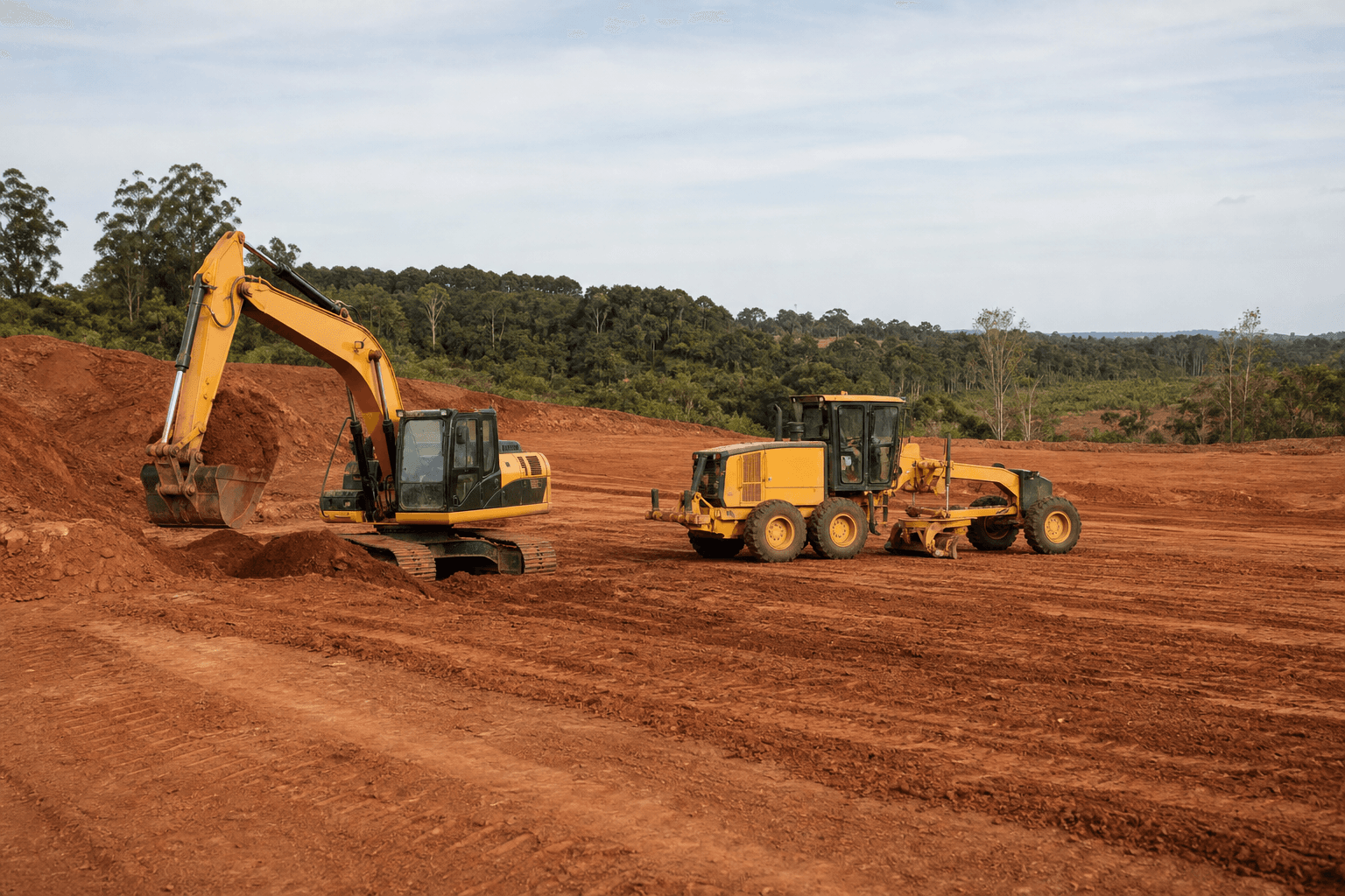 Terraplanagem — imagem demonstrativa